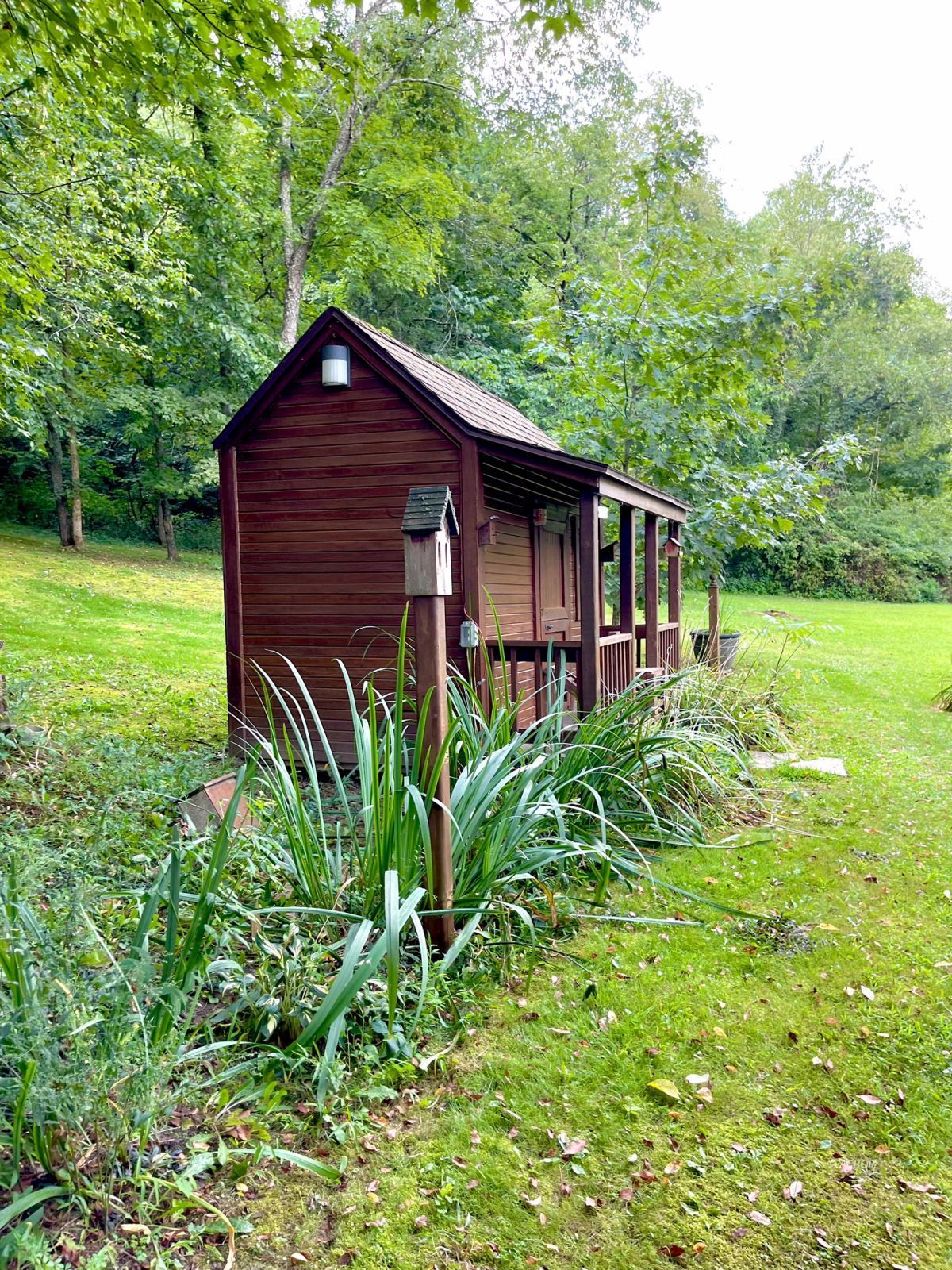 Play House in Back Yard