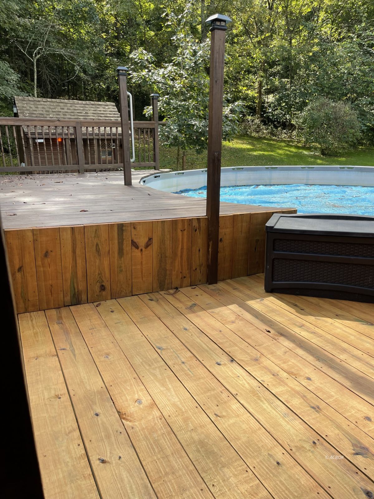 Deck for the pool