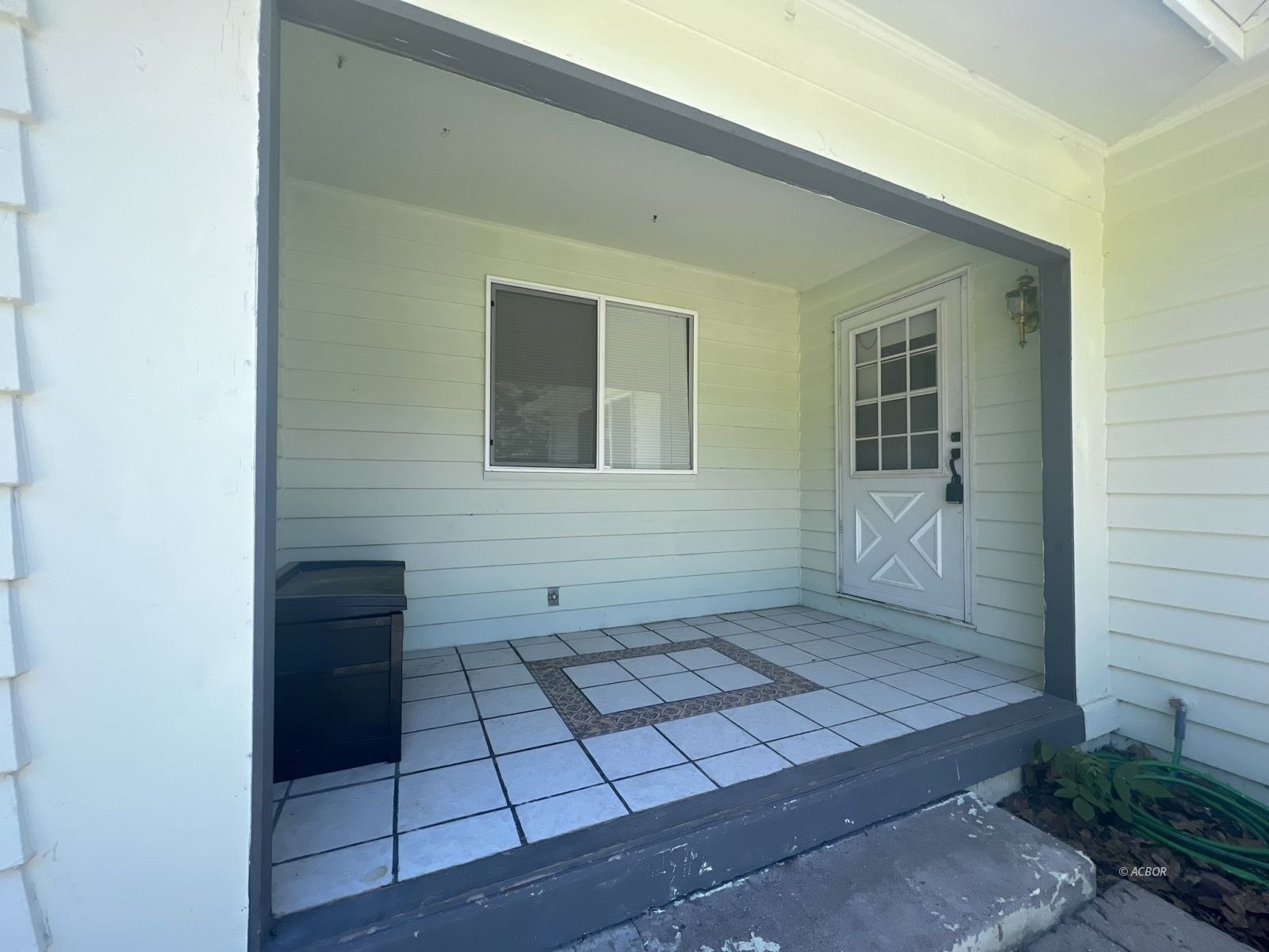 Covered front porch