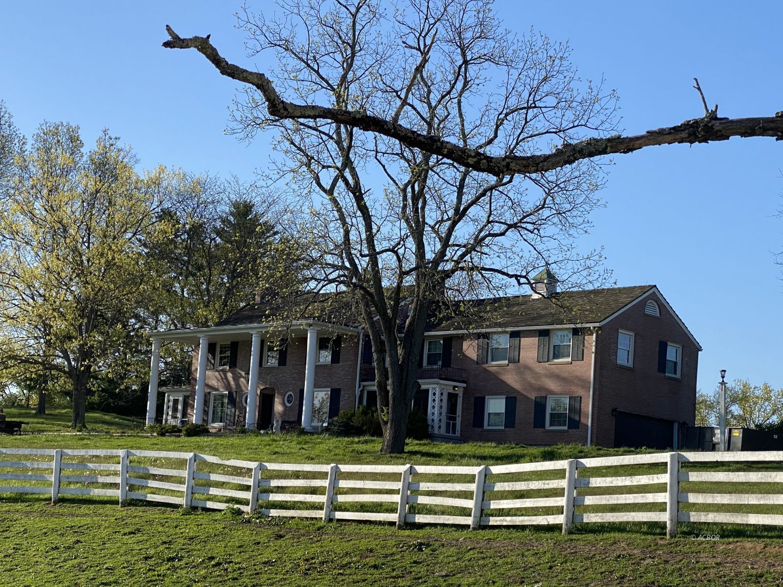 Front of house from pasture
