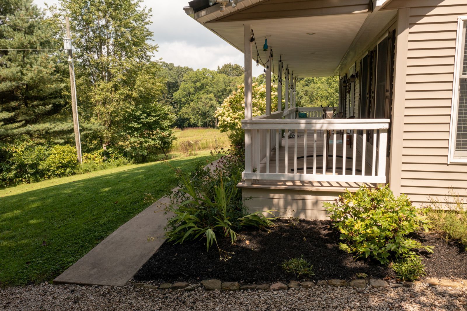Front covered porch