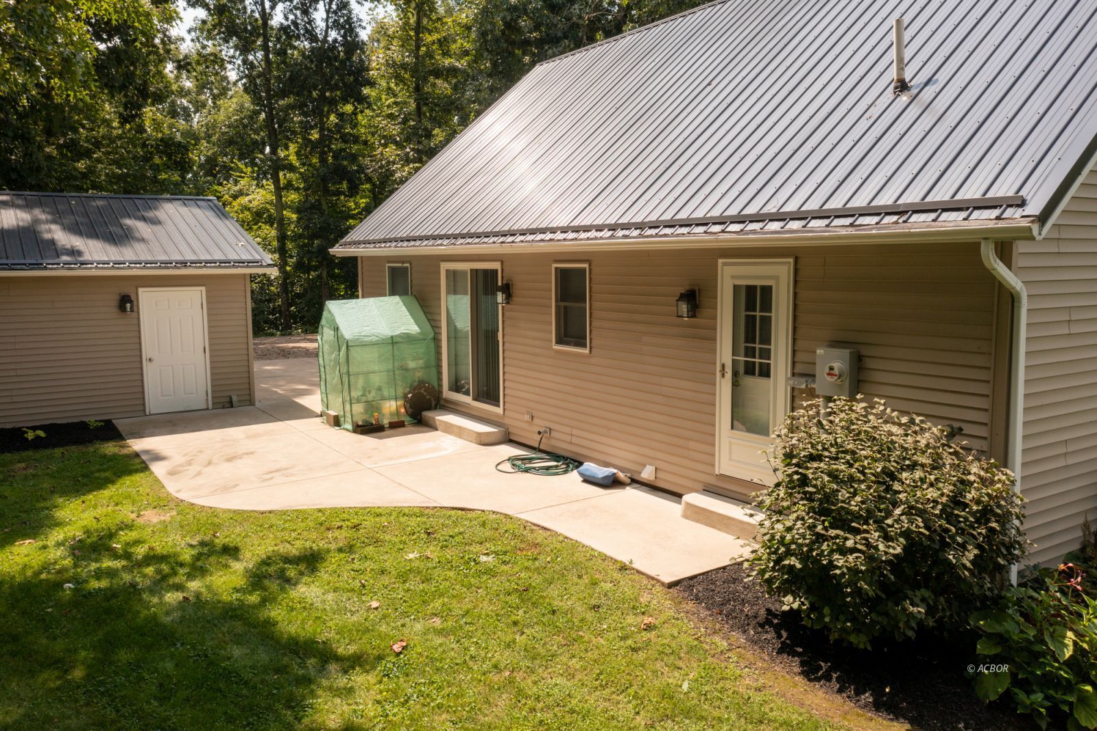 Rear of House and patio