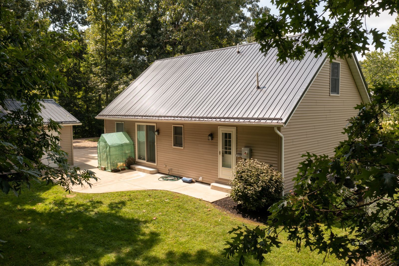 Rear of House and patio