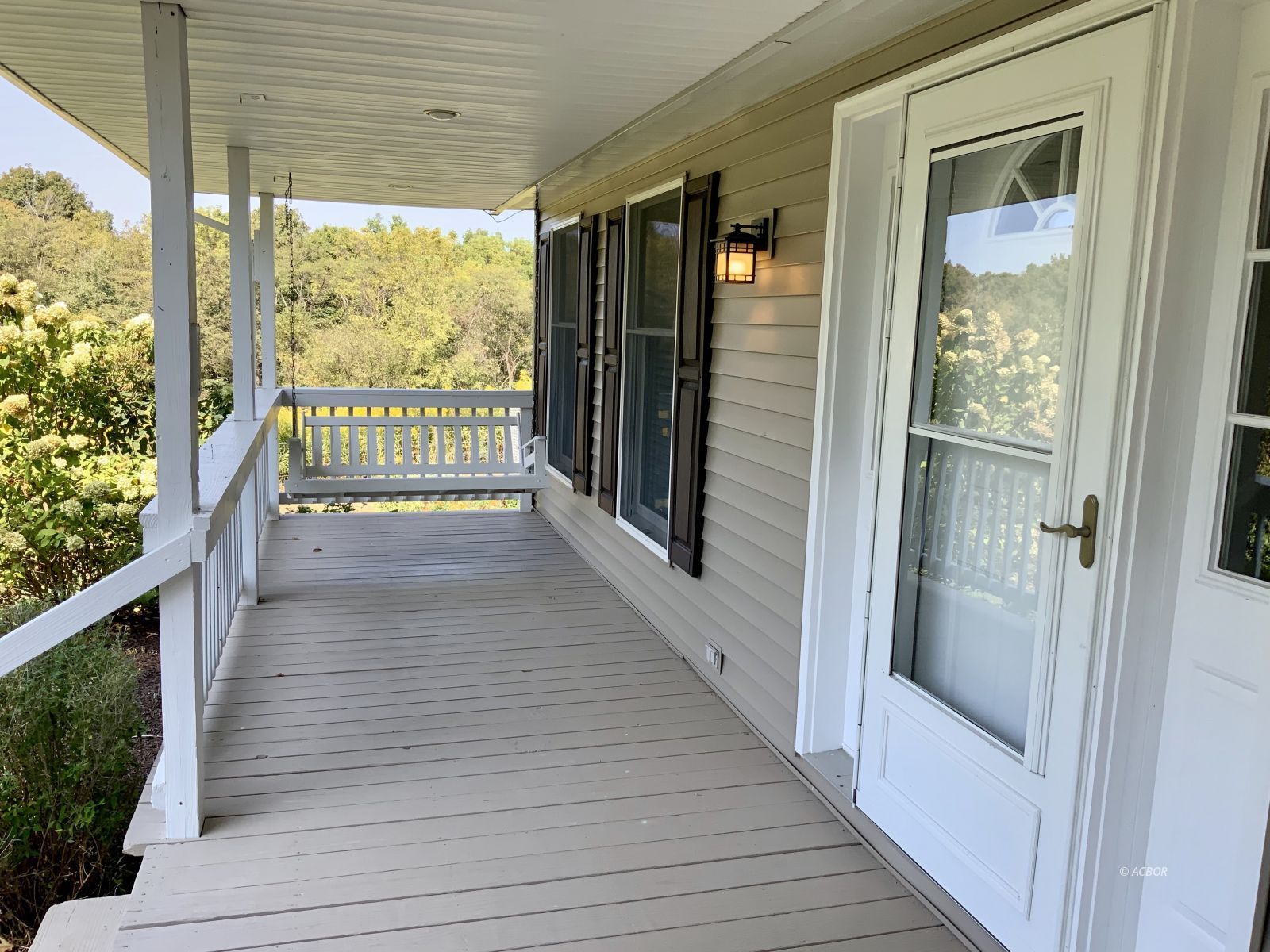 Front covered porch