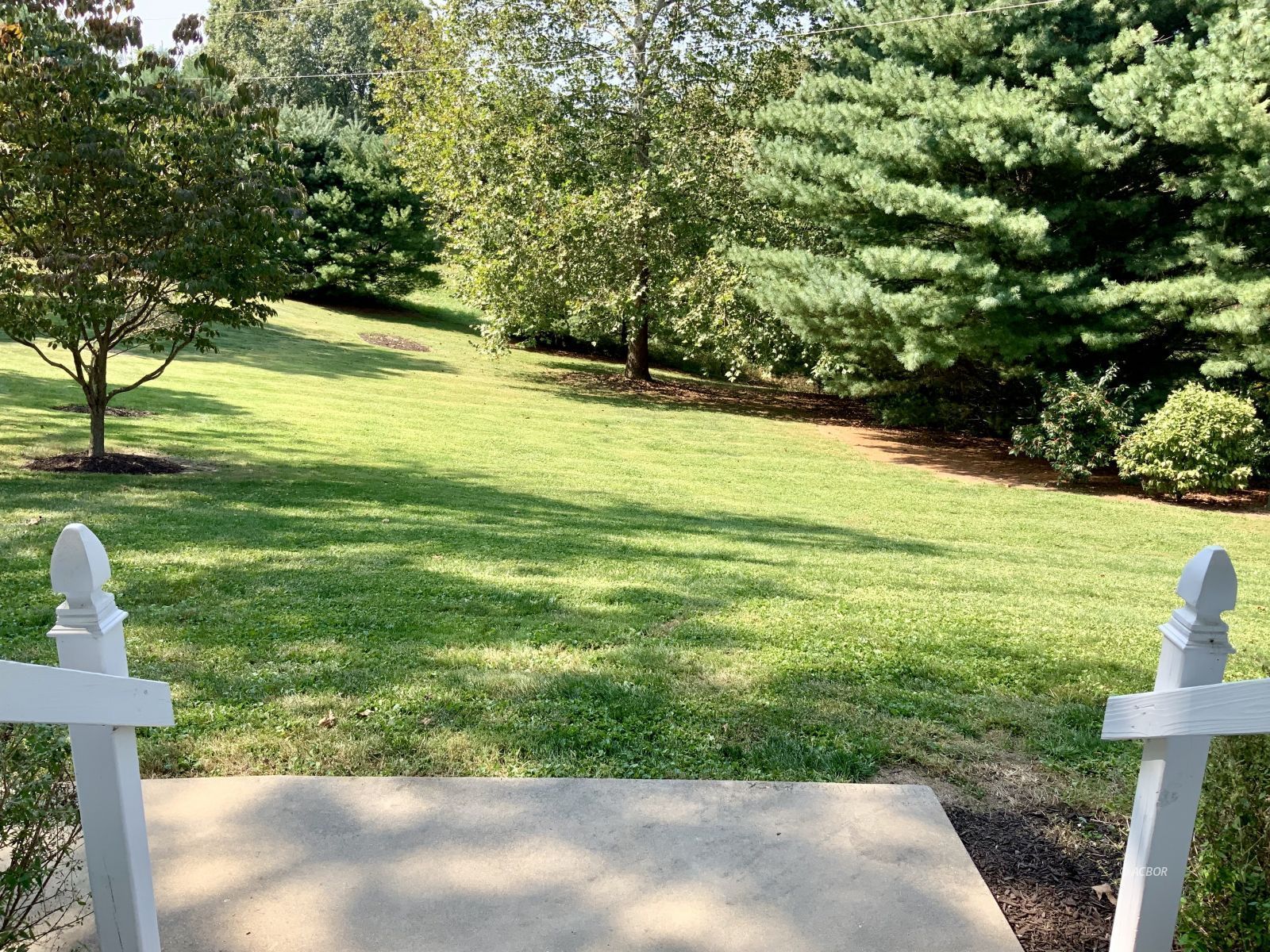 View from Front covered porch