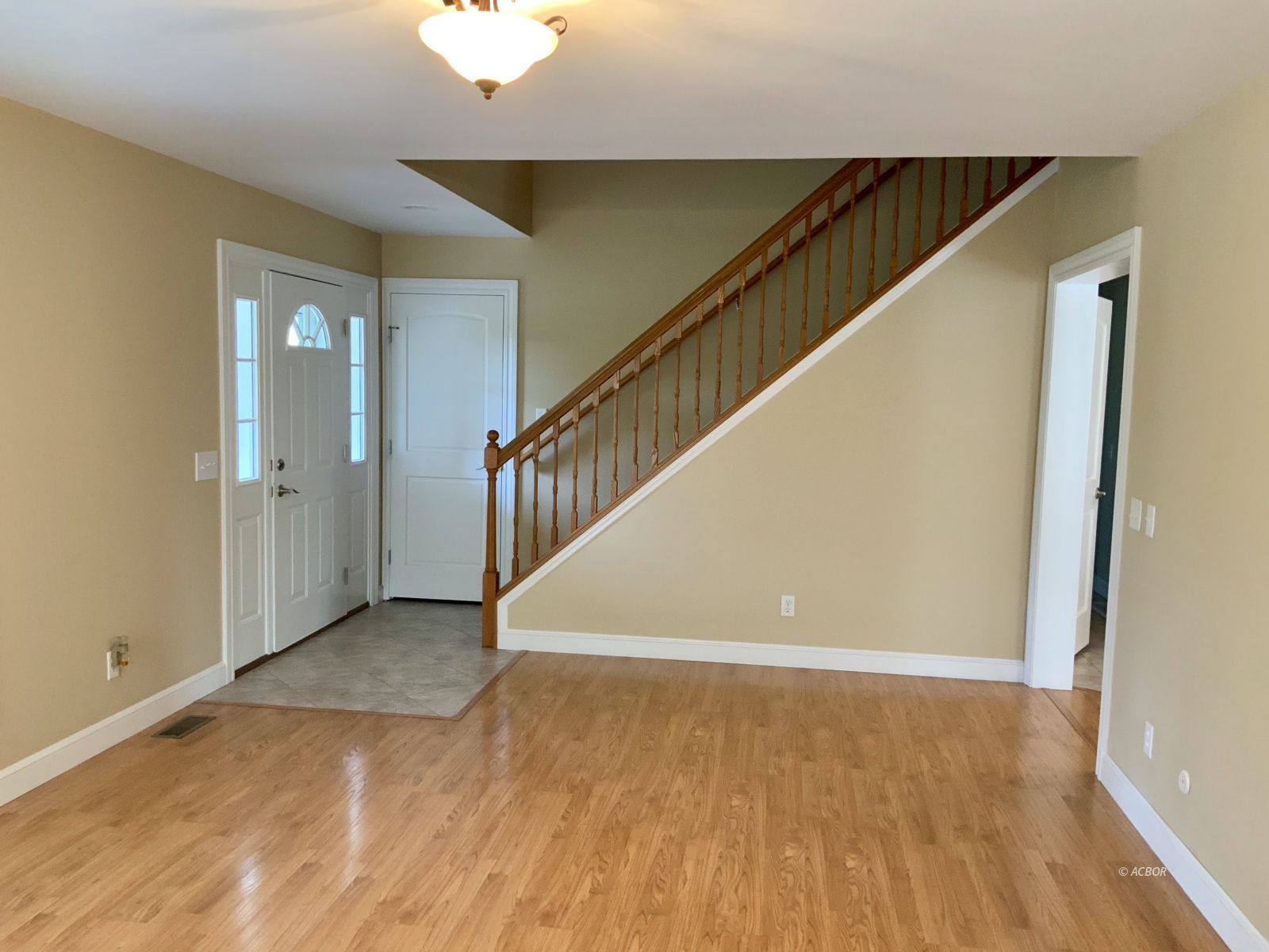 Living room stairs to 2nd floor
