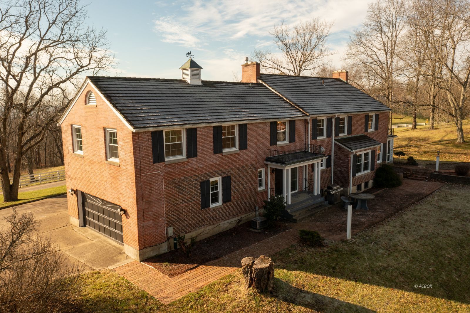 Rear of House, walks and patio