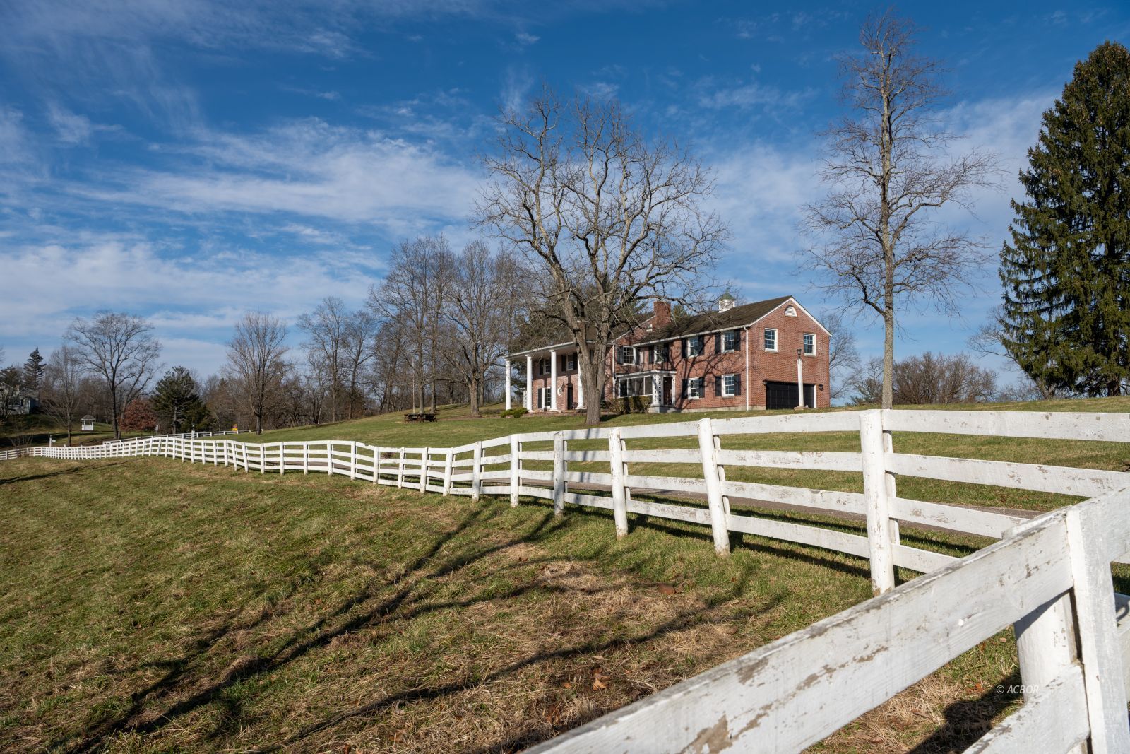 View of house from barn yard