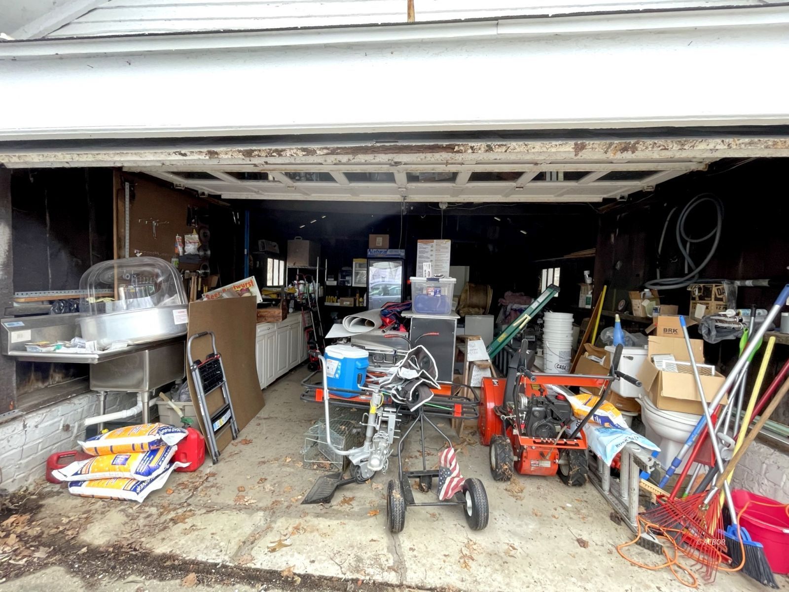 Inside 2 Car Garage
