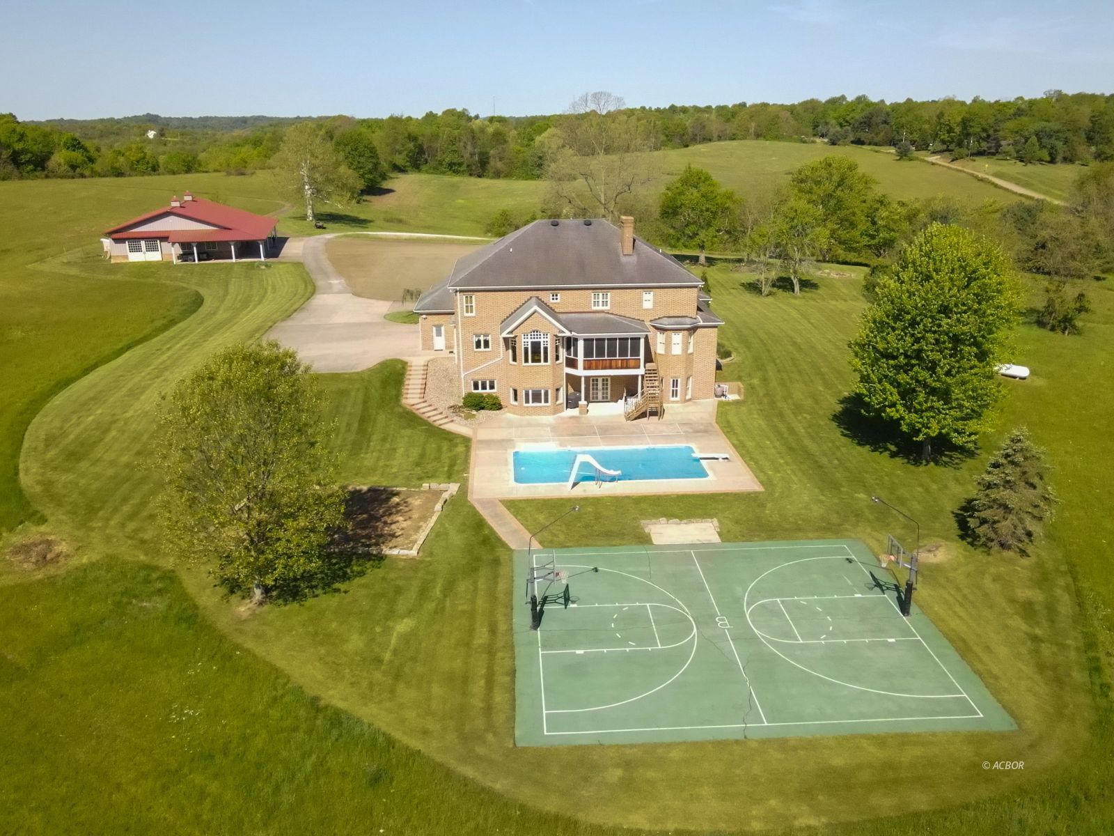 overview of back of property