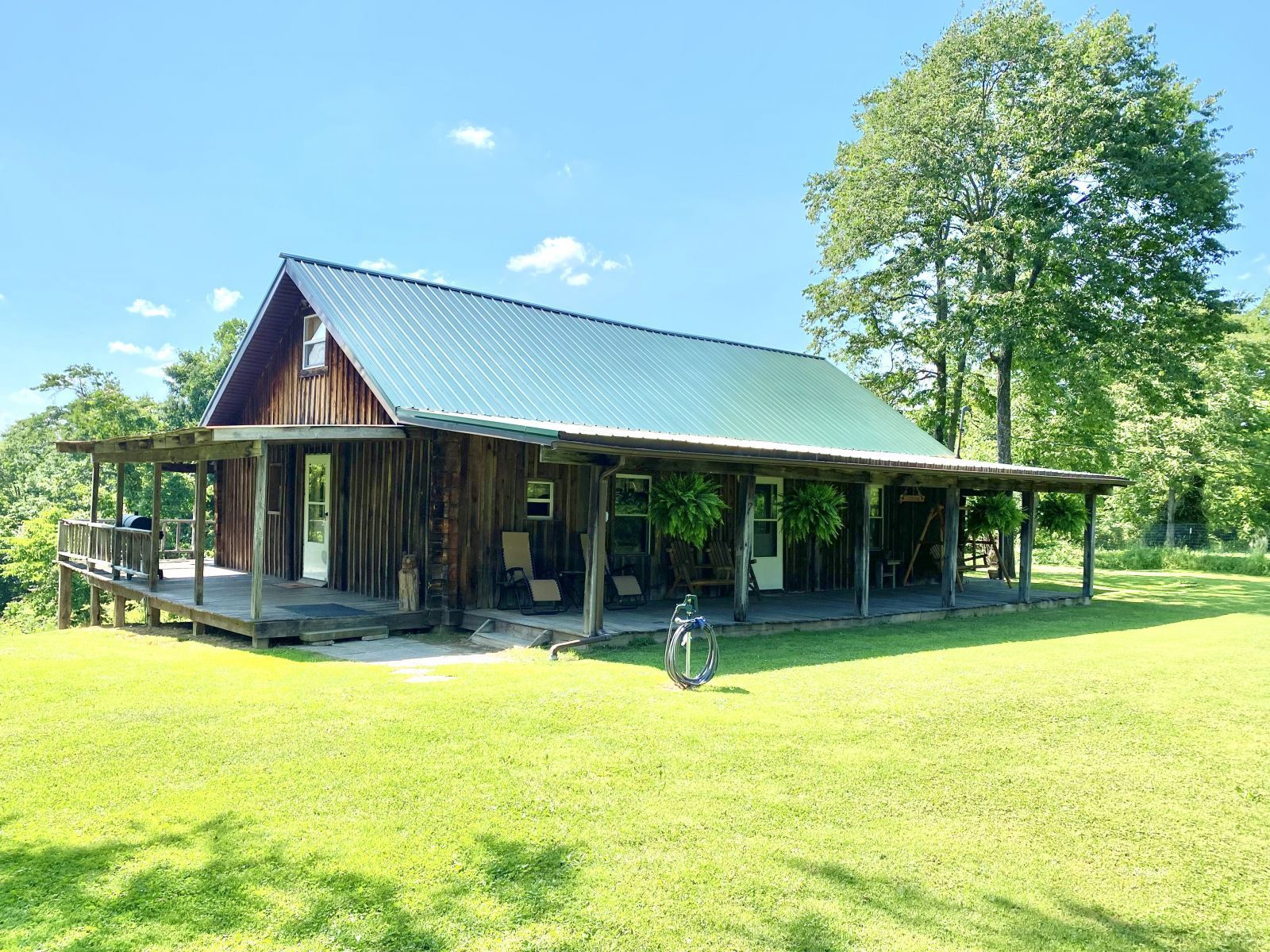Front and side of house