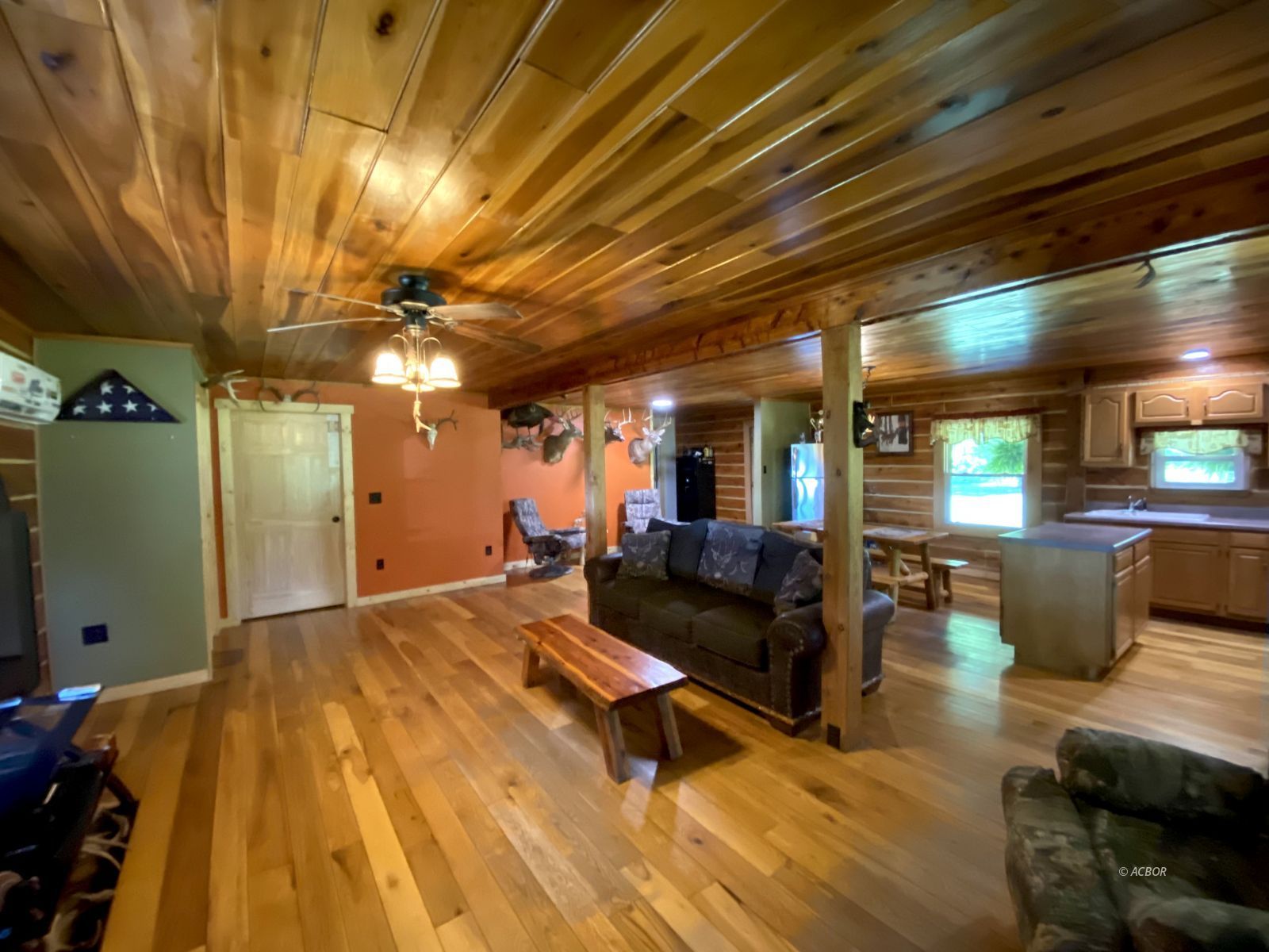 Living room and sitting area