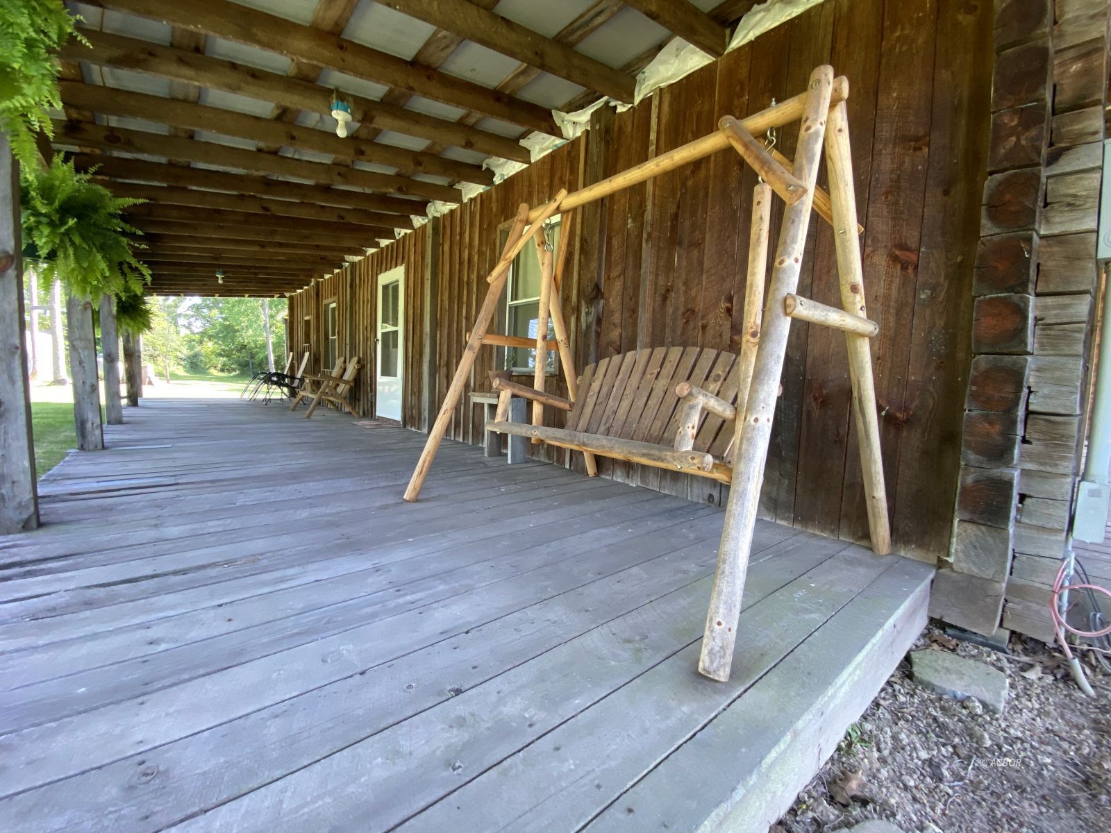 Front covered porch