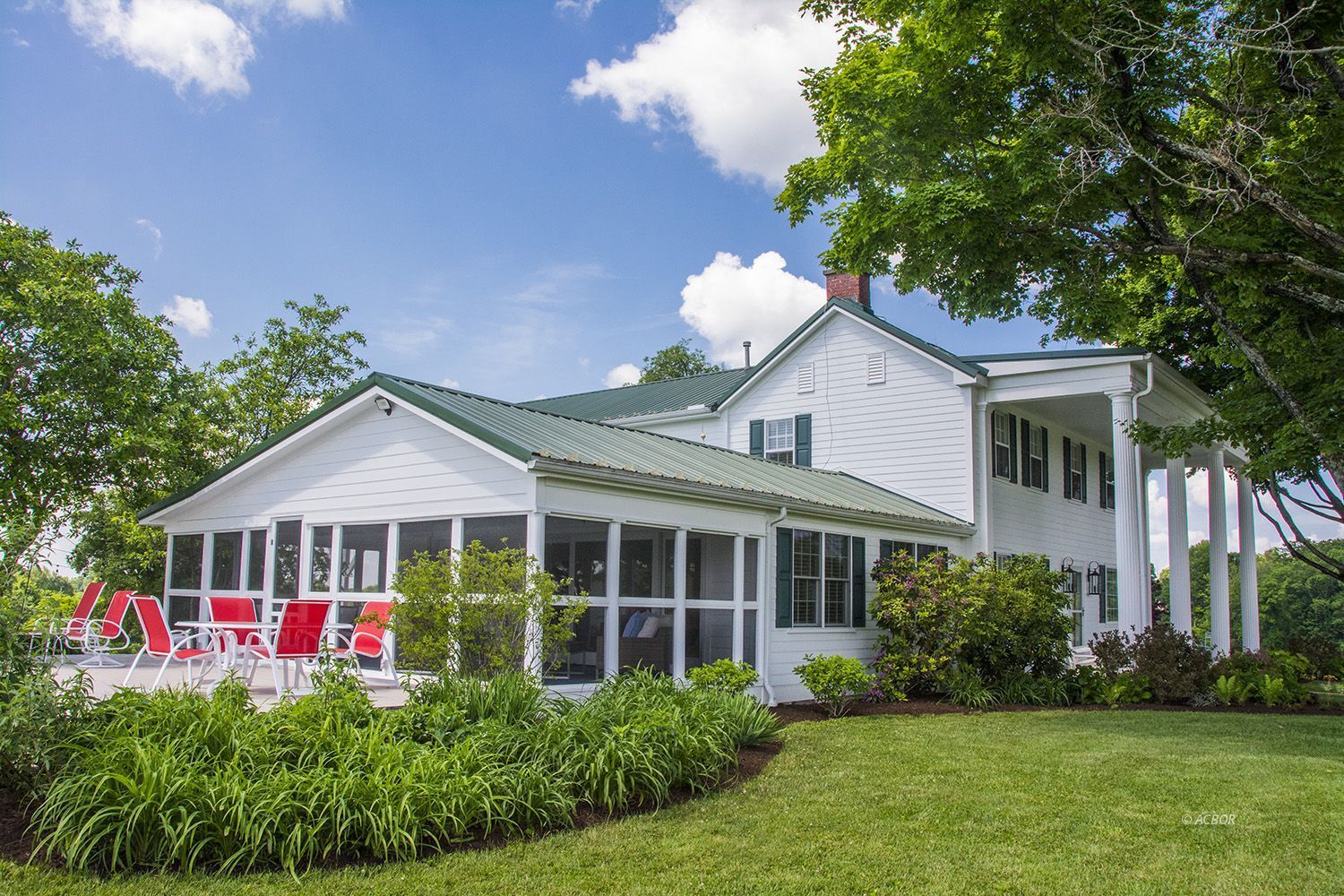 Screened porch