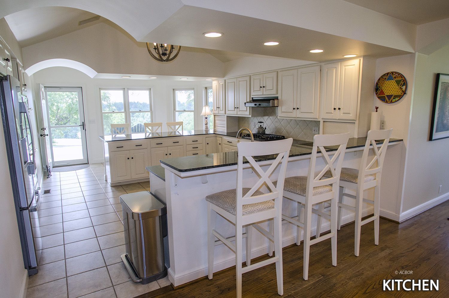 A chef's kitchen
